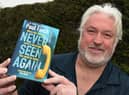Paul Finch with his latest book, Never Seen Again