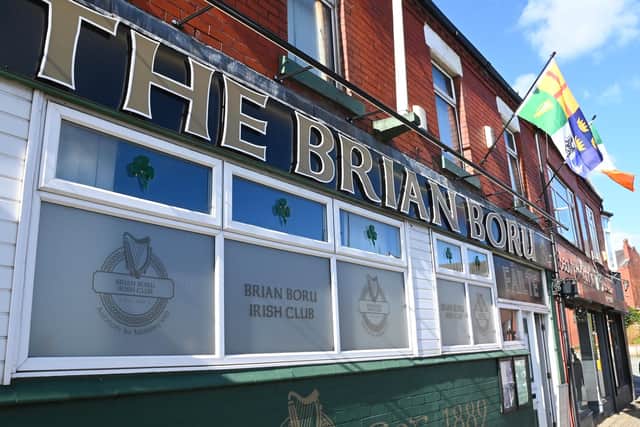 The Brian Boru Irish club in Bryn Street, Ashton-in-Makerfield