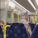 Neil Dunlop entertained travellers on a Scotrail service with a Pavarotti rendition