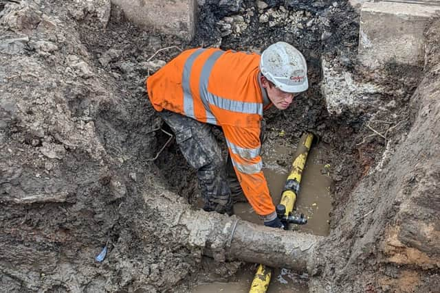 Gas mains being upgraded