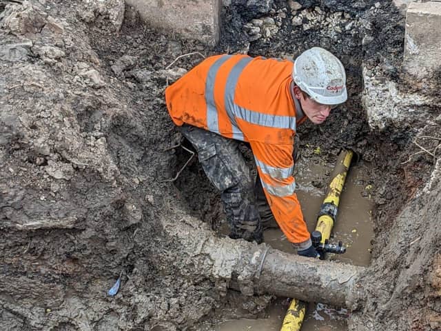 Gas mains being upgraded