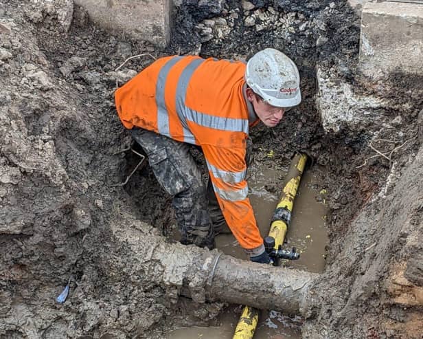 Gas mains being upgraded