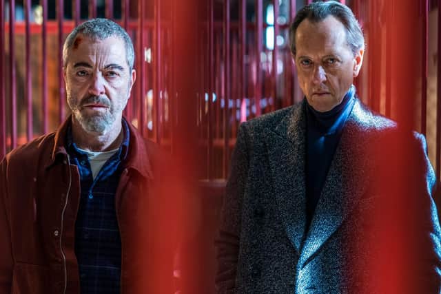 Richard E Grant (right) was among the big name co-stars of James Nesbitt (left) in the Channel 4 crime drama Suspect
