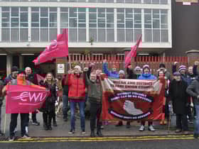 The Royal Mail picket line