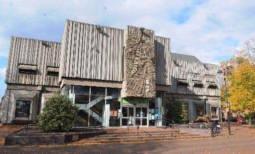 Leigh Library and Turnpike Gallery, Civic Square, Leigh.