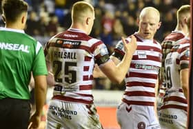 Sam Halsall made his first start of the season for Wigan Warriors