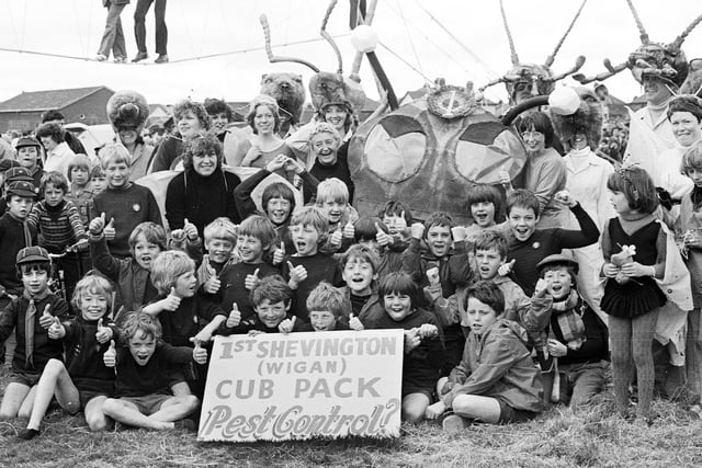 Shevington Carnival in 1979.