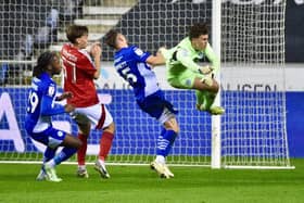 Tom Watson clears his lines as Nottingham Forest Under-21s threaten