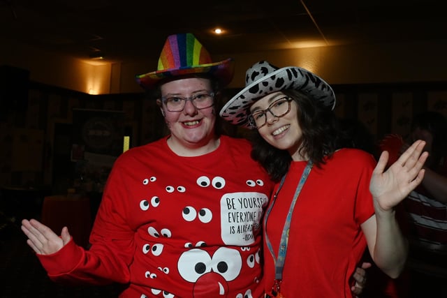 Thrive CIC Hindley host a Red Nose Day, Comic Relief Carnival Day, with stalls, games, bake sale and bingo, held at Hindley Community Sports and Social Club.