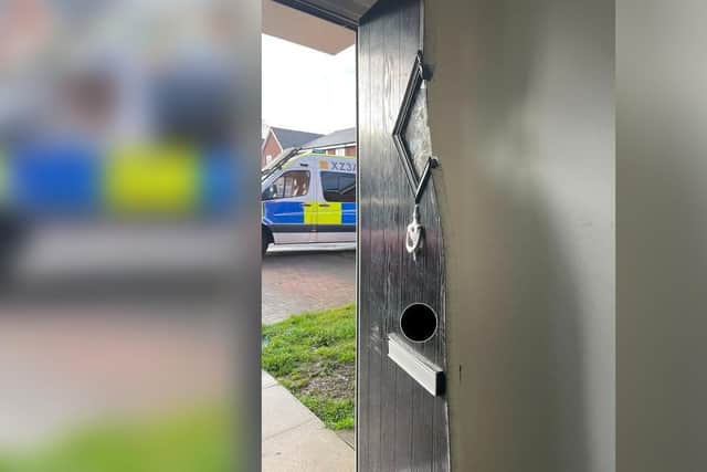 Police carried out the raid in the Hindley area on Thursday morning