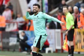 Jordan Jones' first goal for Latics was the match-clincher at Exeter