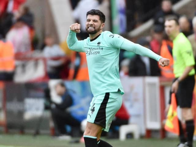 Jordan Jones' first goal for Latics was the match-clincher at Exeter