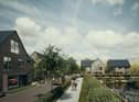 Artist impression of what the new 350-home development off Leigh Road, Salford could look like