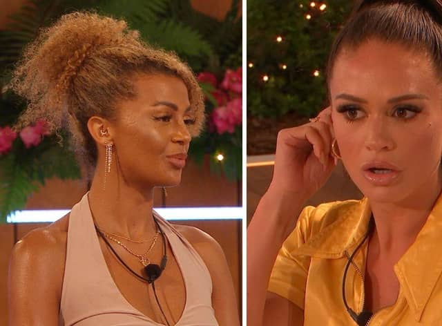 A feud between Zara Deniz Lackenby-Brown and Olivia Hawkins on tonight's episode has been teased. Picture: ITV plc/Lifted entertainment.