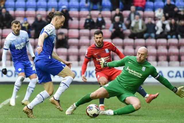 Will Keane made a big difference for Latics as a half-time substitute against Birmingham