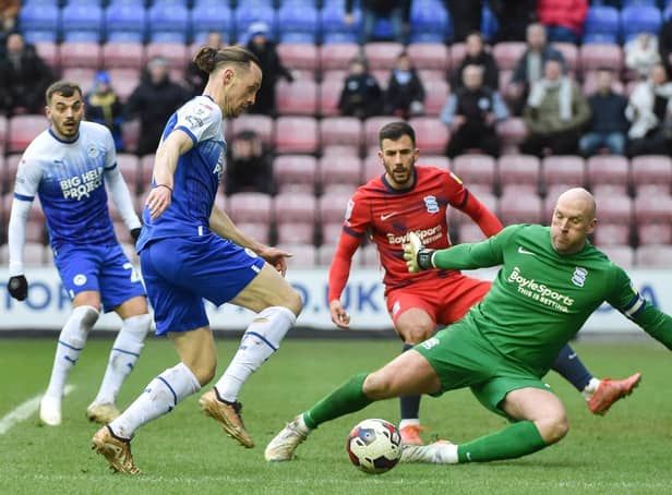 Will Keane made a big difference for Latics as a half-time substitute against Birmingham