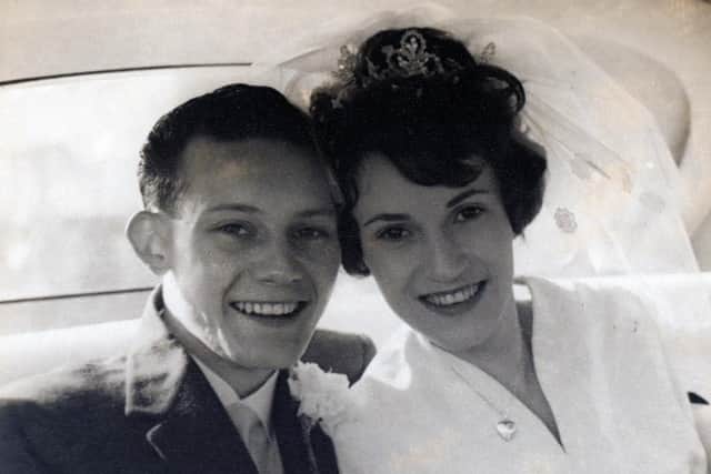 Melvyn and Doreen Gaskell on their wedding day