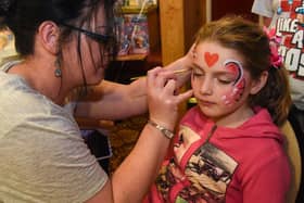Face painting will be on offer at the Skelmersdale Show