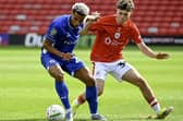 Tobias Brenan in what proved to be his final appearance for Latics at Barnsley last week