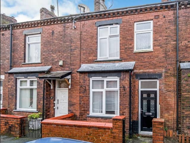 Typical terraced homes in Wigan