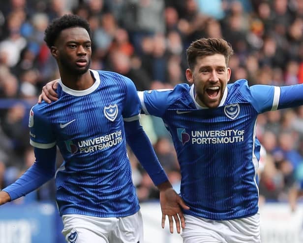 Callum Lang and Portsmouth needs to beat Latics this weekend to keep alive their hopes of reaching 100 points