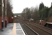 A man has been hit by a train at Hag Fold station