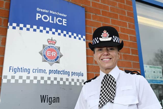 Chief Supt Clare Jenkins, the new District Commander for Wigan and Leigh, pictured at Wigan Police station on Robin Park Road