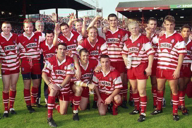 The last Wigan team to play at Central Park, 1999