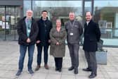 WorkWell partners outside Wigan Life Centre