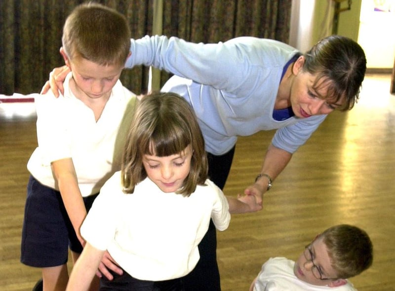 Stark Dancers perform Alice in Wonderland with the children from St Wilfrid's
