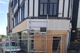 Work is taking place to turn the former WHSmith building into The Coffee House