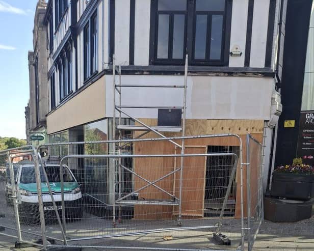 Work is taking place to turn the former WHSmith building into The Coffee House