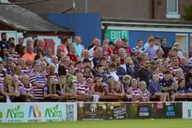 Wigan Warriors fans at Belle Vue