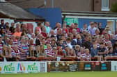 Wigan Warriors fans at Belle Vue