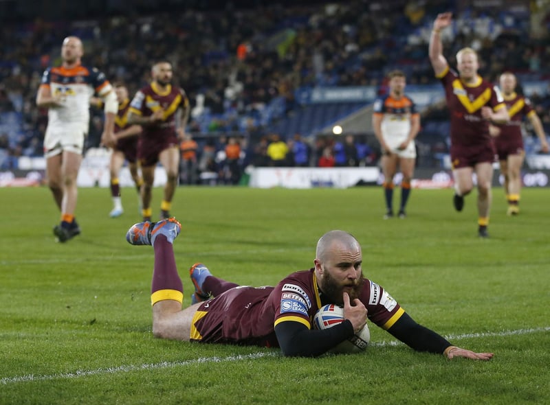 Boyhood Wigan fan Jake Bibby joined Huddersfield during the off-season.
The centre started his professional playing career with Salford Red Devils, before joining the Warriors ahead of the 2020 campaign.
During his time with the club, he was part of last year’s Challenge Cup victory.