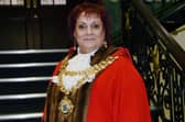 The new Mayor of Wigan Coun Debbie Parkinson, pictured at the Mayor Making ceremony 2024, the ceremony was held at the Council Chambers, Wigan Town Hall.
