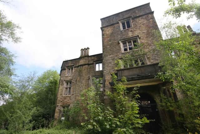 The long derelict Winstanley Hall