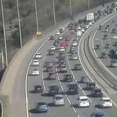 Scenes on the M6 near junction 30 (Credit: National Highways)