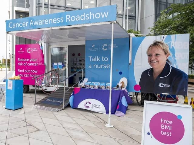 Cancer Research UK's roadshow is heading to Leigh Market