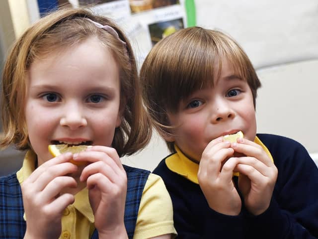 Pupils have fun while learning at Nicol Mere Primary School, Ashton-in-Makerfield.