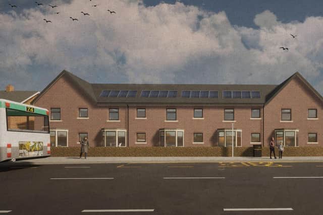 The homes would sit on the site of the old Stork Hotel that was demolished decades ago