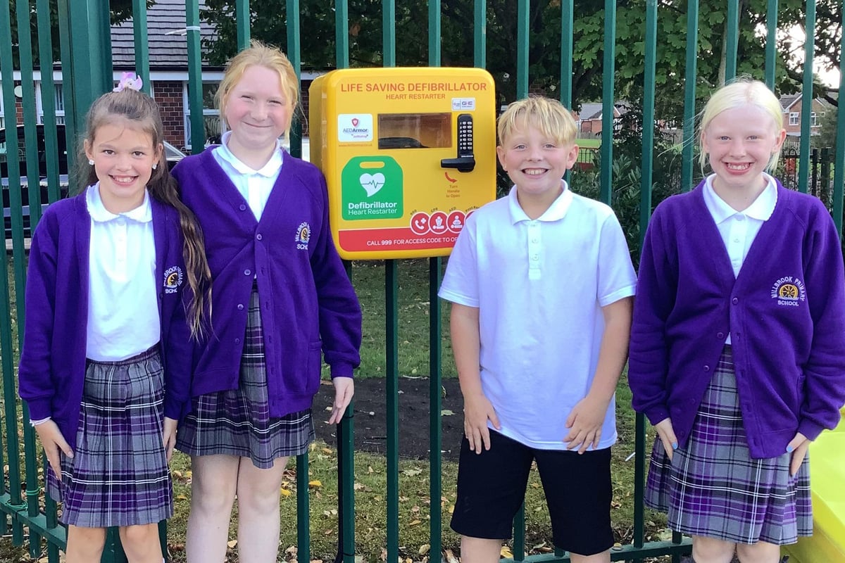 Pupils Celebrate Successful Fundraiser for Community Defibrillator
