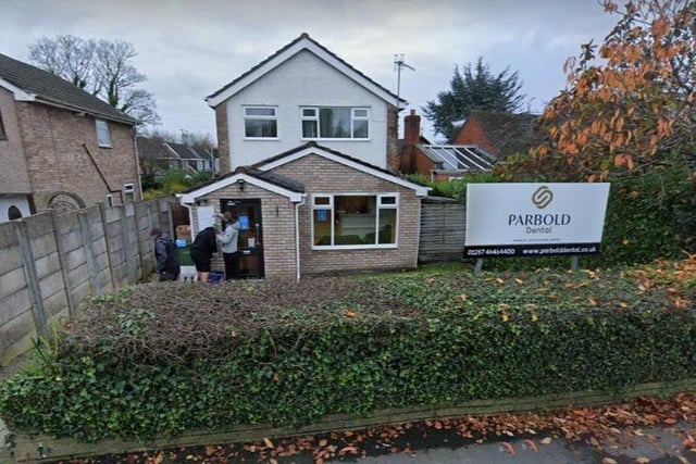 Parbold Dental Practice on The Common, Parbold, has a 5 out of 5 rating from 175 Google reviews