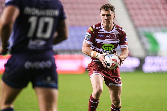 A try-scorer in last year's Good Friday fixture at the DW Stadium alongside two conversions and a penalty