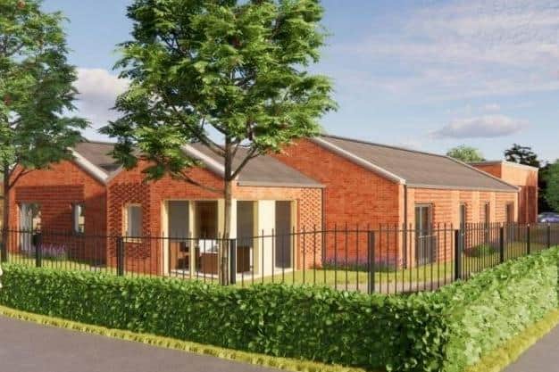 An artist's impression of the new extra care hub that is set to replace the old Shevington Community Primary School buildings on Miles Lane