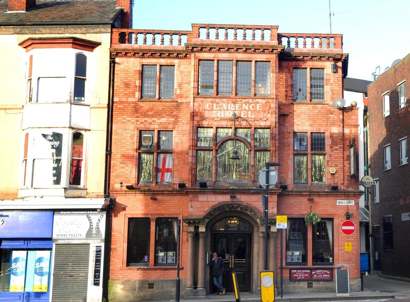 -Harry's Bar (formerly Clarence Hotel) 
Wallgate, Wigan WN1 1JU