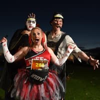 Wigan's Fright Night 10k races from Hallowe'ens past