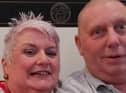 Julie Lawrence pictured with her late husband Royston (Roy)