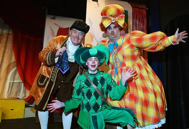 The cast of St Michael's Amateur Dramatic Society in their pantomime of Sleeping Beauty earlier this year