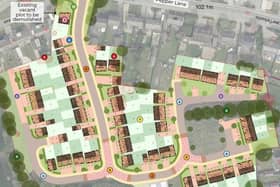 The plan for 57 homes in Standish